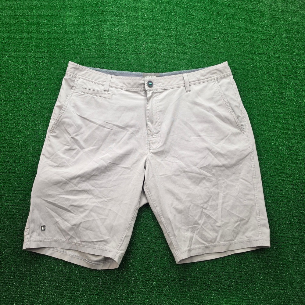 Linksoul‎ Boardwalker Eco-Performance Golf Shorts Mens 36 Gray Outdoors Casual